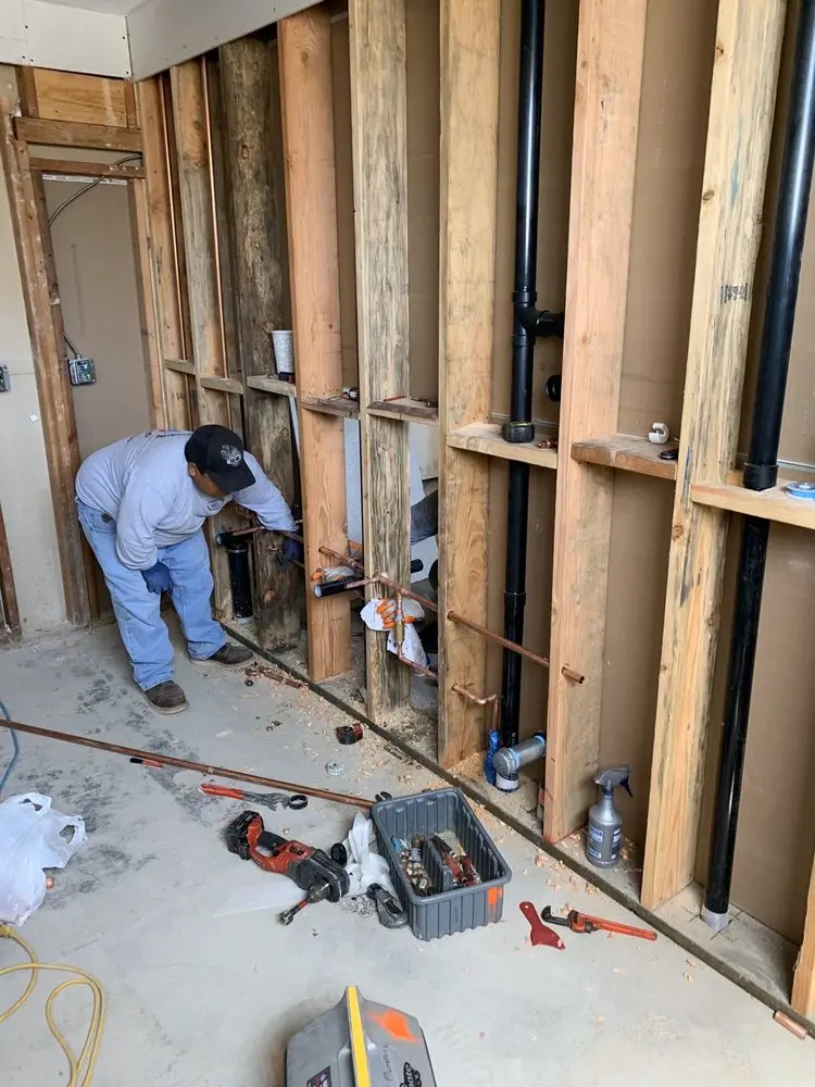 Commercial rough-in plumbing for Gas Line Repair in Topsham
